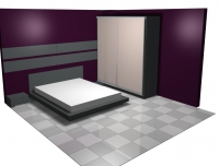   Леглото го реализираме от ПДЧ или МДФ с размер,койт